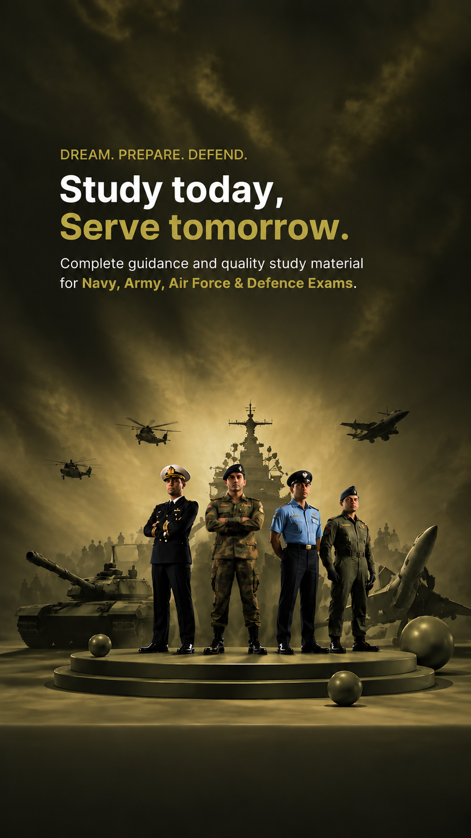 Study today, Serve tomorrow