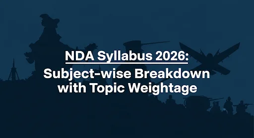 NDA Maths Syllabus 2026: Topics, Formulas & Tips