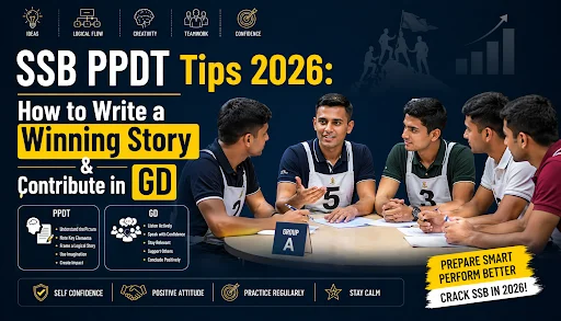 SSB PPDT Tips 2026: Story Writing & GD Strategy