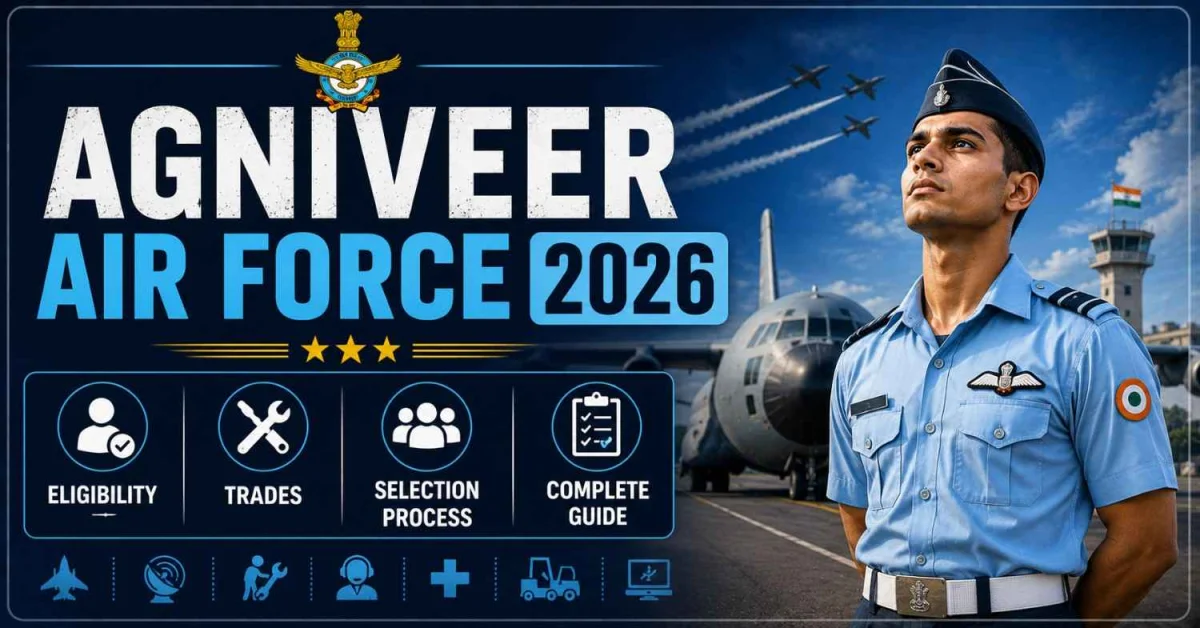 Agniveer Air Force 2026: Eligibility, Trades & Full Selection Process