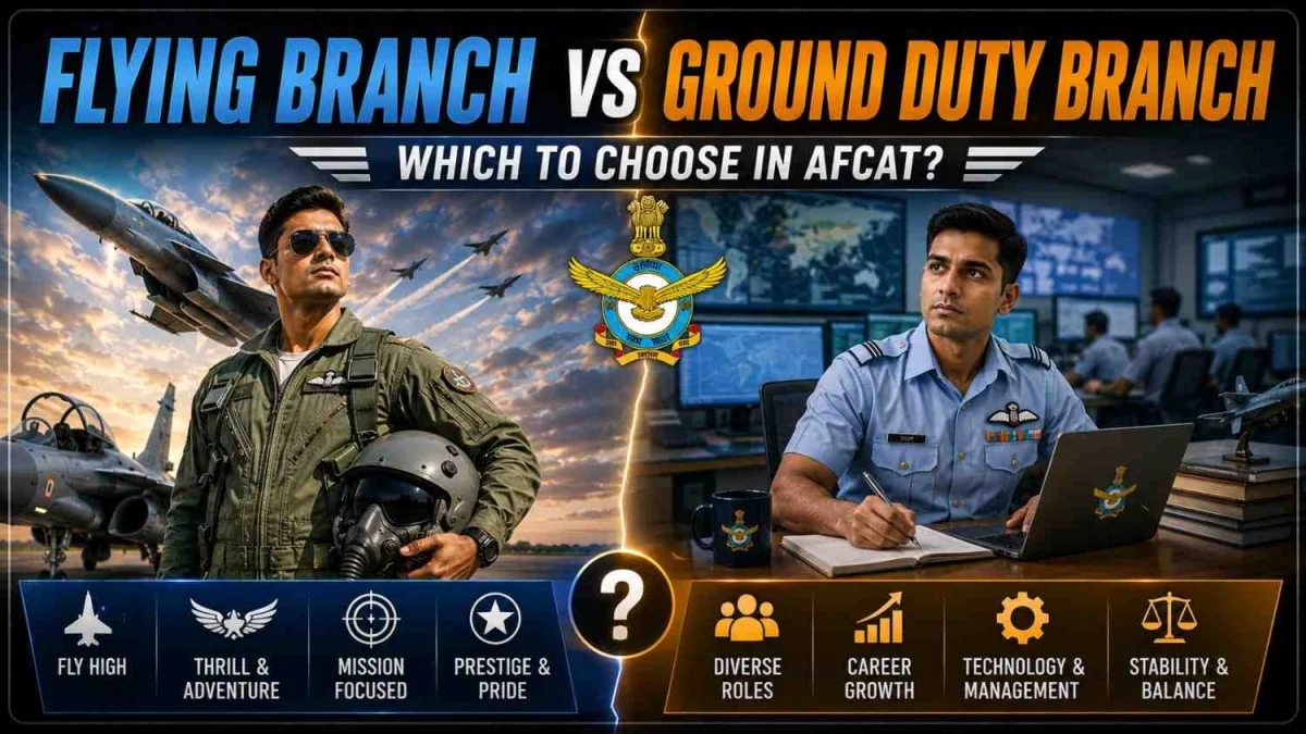 Flying Branch vs Ground Duty Branch: Which to Choose in AFCAT?