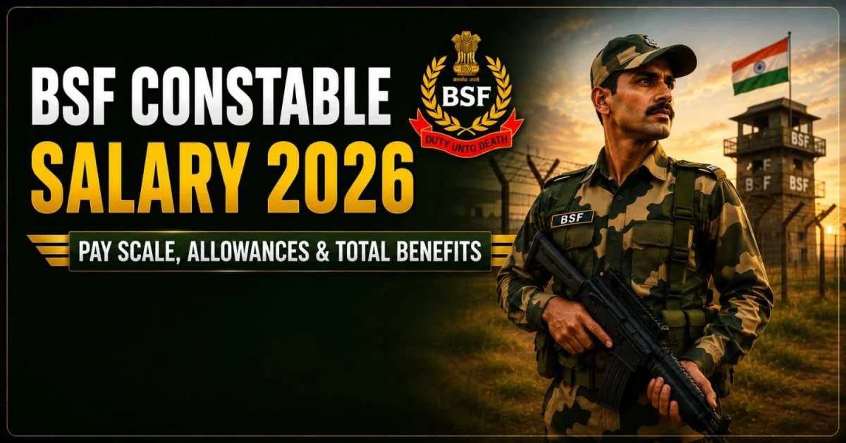 BSF Constable Salary 2026: Pay Scale, Allowances & Total Benefits