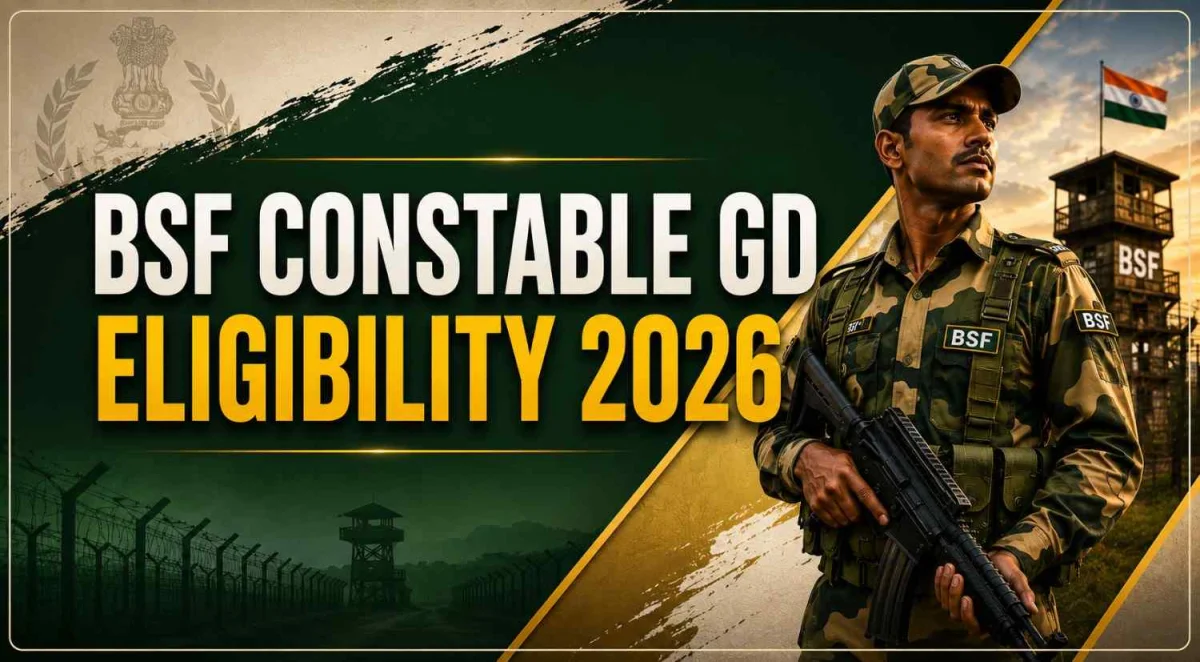 BSF Constable GD Eligibility 2026: Age, Height, Physical & Education