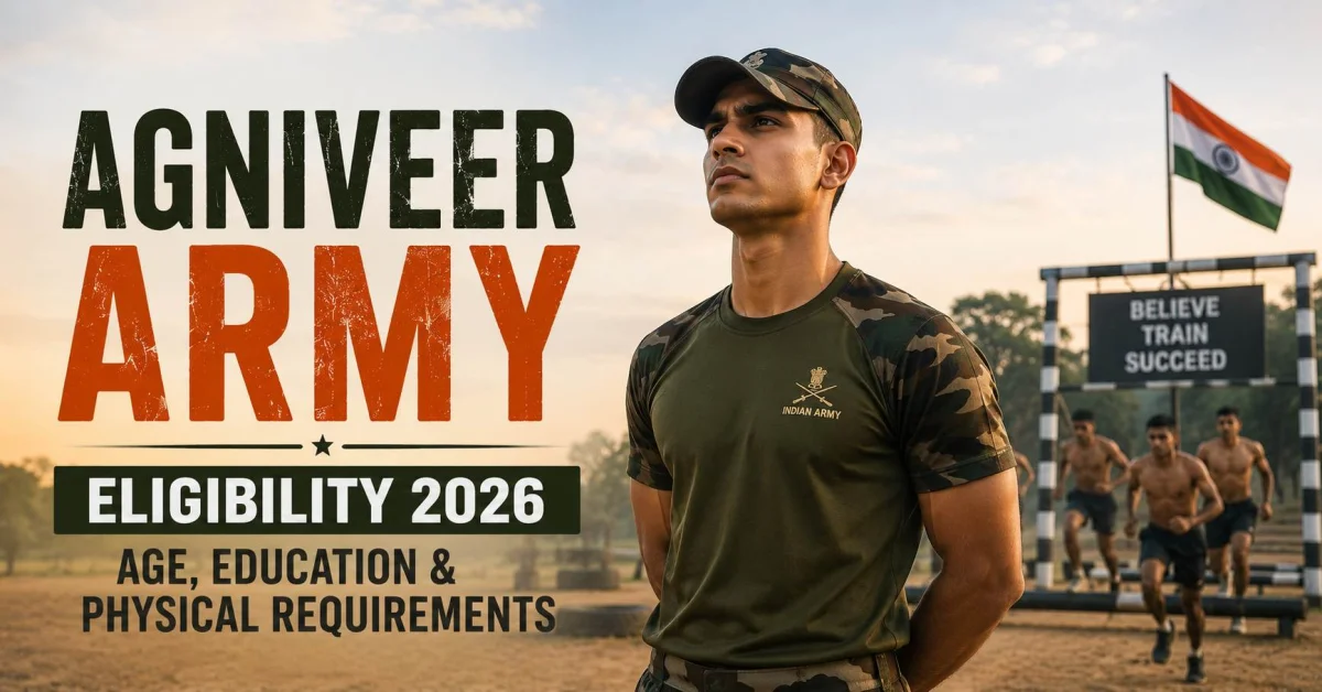 Agniveer Army Eligibility 2026: Age, Education & Physical Requirements