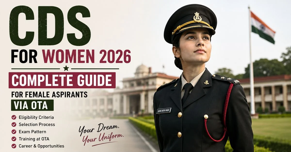 CDS for Women 2026: Complete Guide for Female Aspirants via OTA