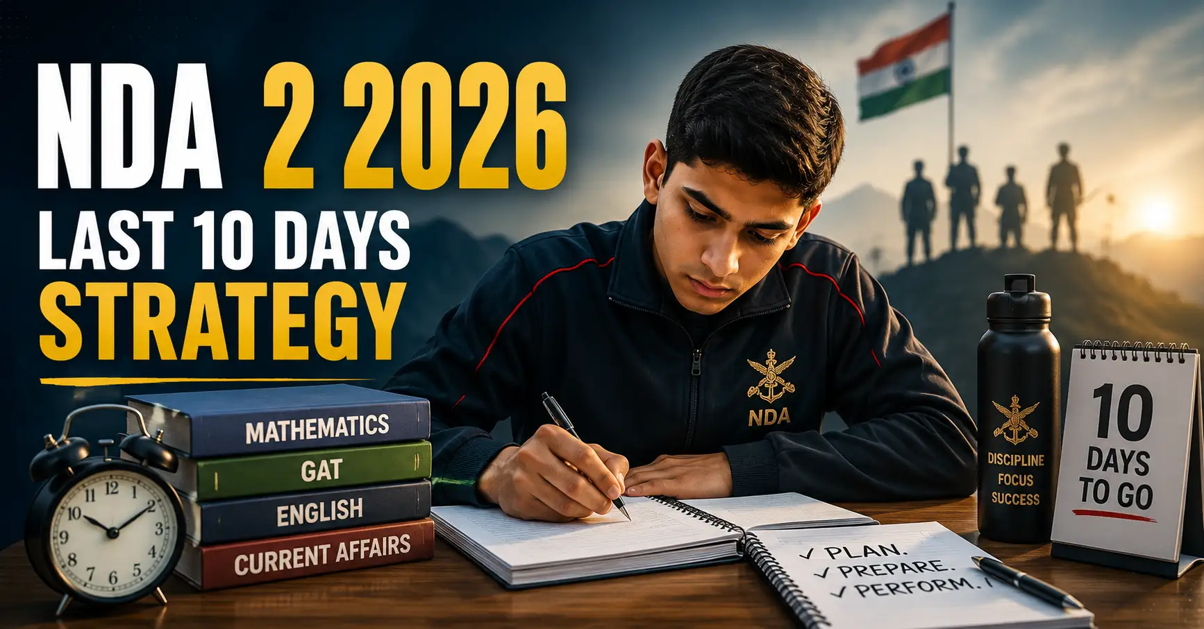 NDA 2 2026 Last 10 Days Strategy: What to Revise and What to Skip