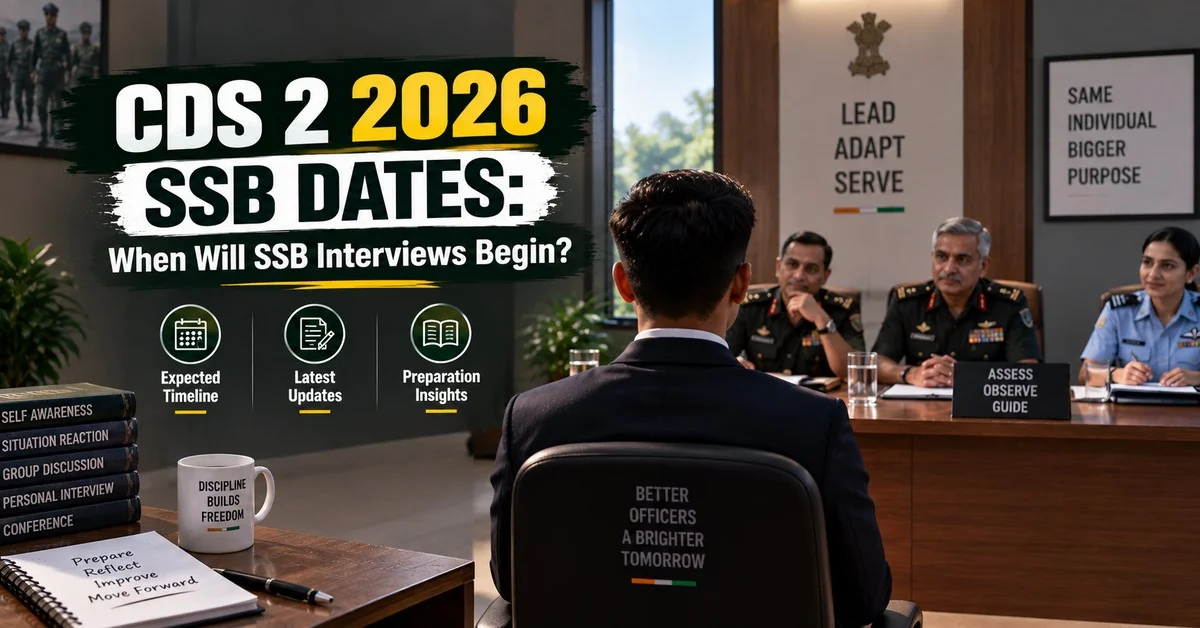 CDS 2 2026 SSB Dates: When Will SSB Interviews Begin?