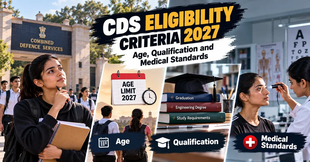 CDS Eligibility Criteria 2027: Age, Qualification and Medical Standards