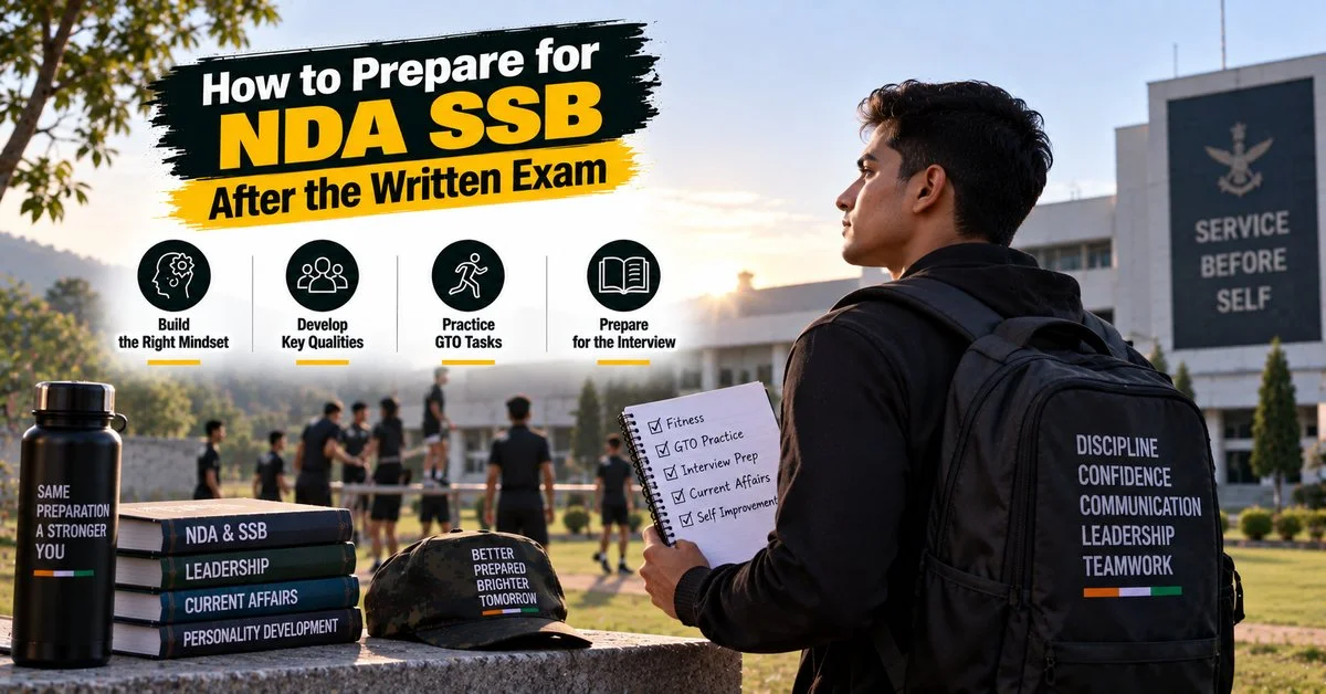 NDA SSB preparation after written exam with stage-wise preparation strategy