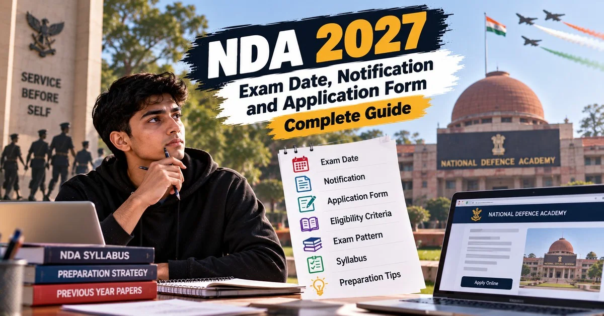 NDA 2027 Exam Date Notification Application Form