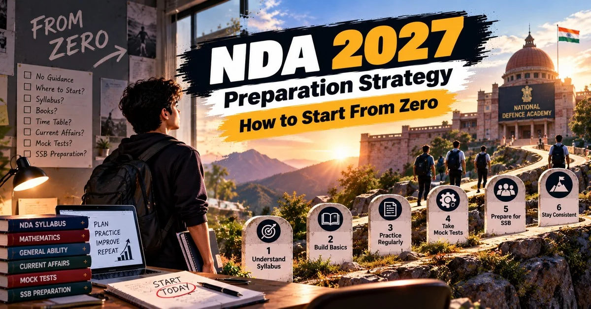 NDA 2027 Preparation Strategy: How to Start From Zero