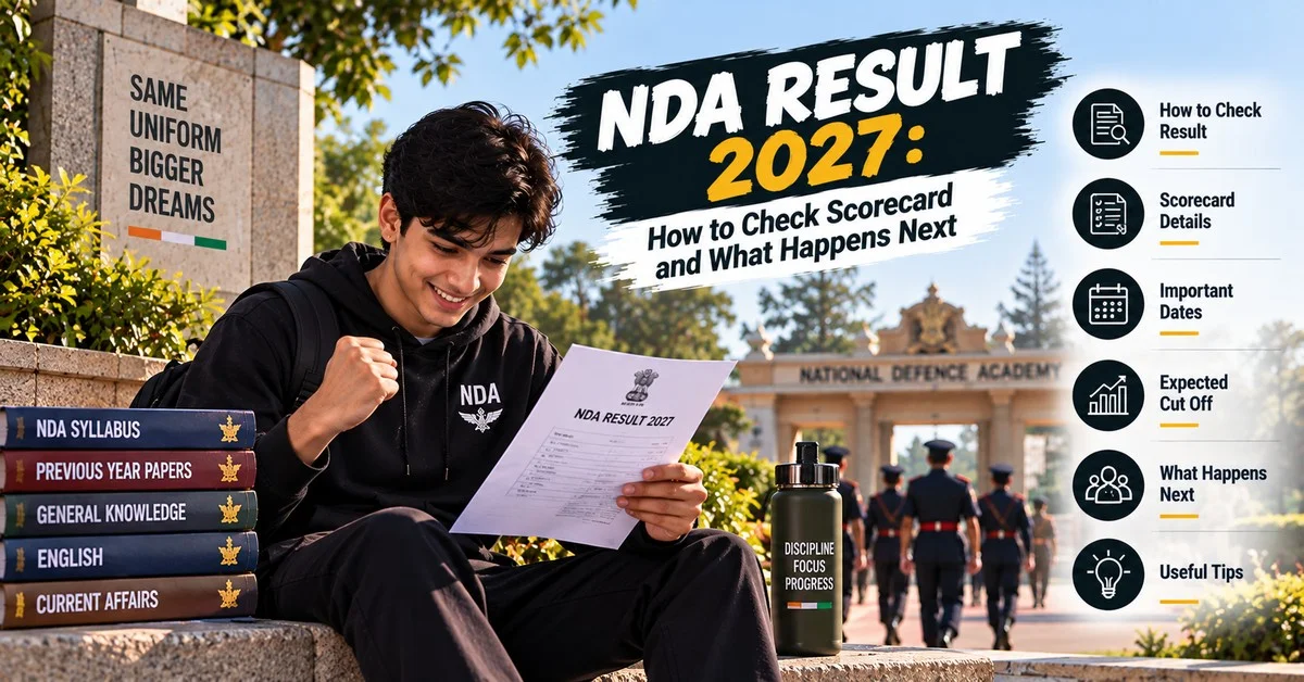 NDA Result 2027 and check what happens next