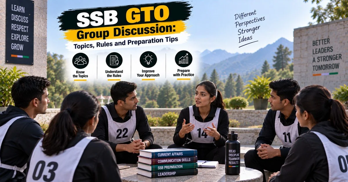 SSB GTO Group Discussion: Topics, Rules and Preparation Tips