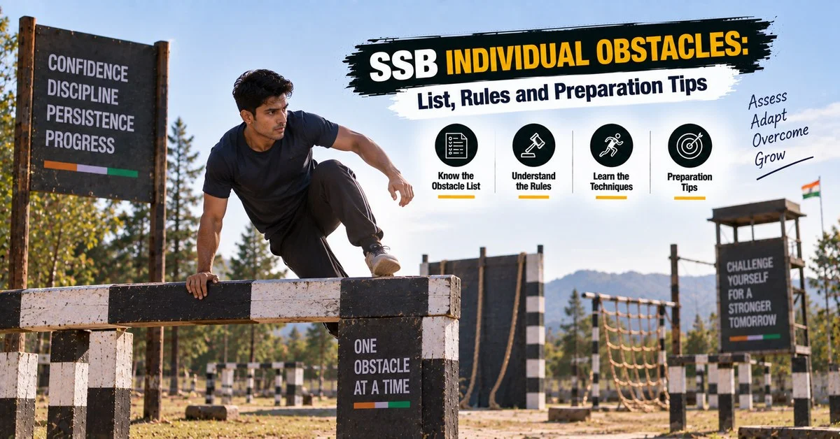 SSB Individual Obstacles: Full List, Official Rules and Preparation Tips