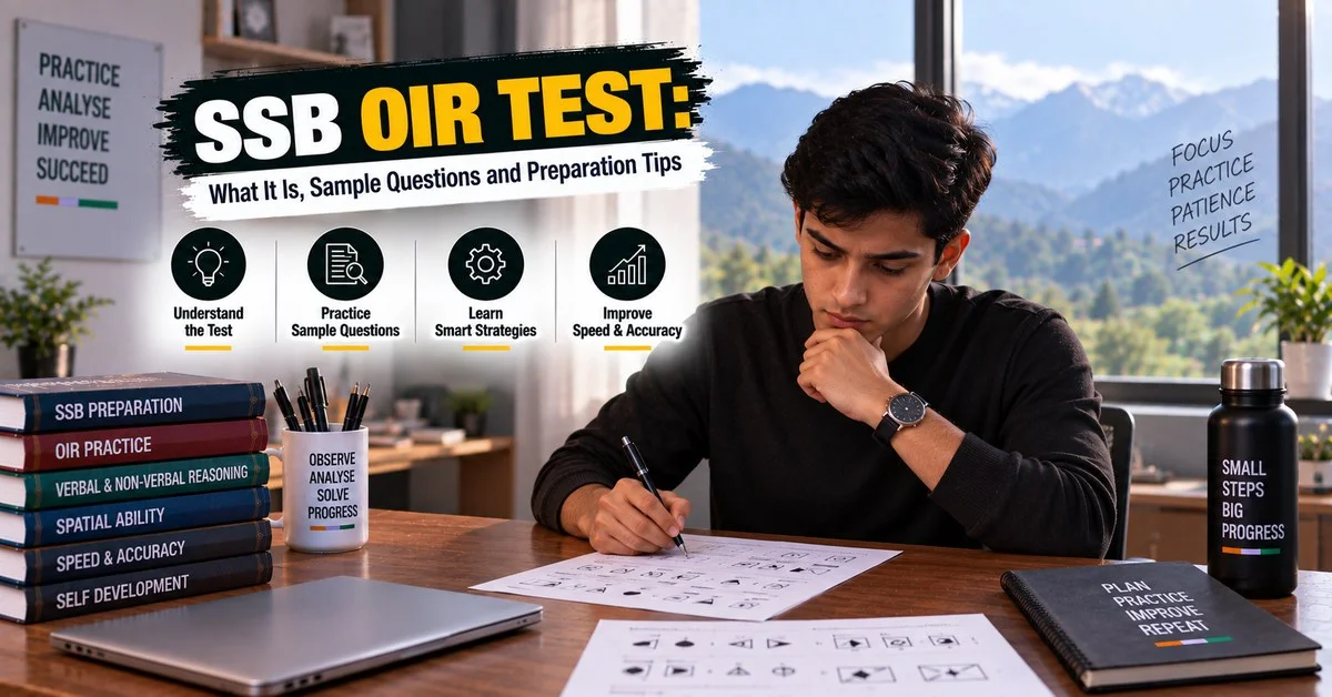 SSB OIR Sample Questions: Non-Verbal Reasoning (With Answers)