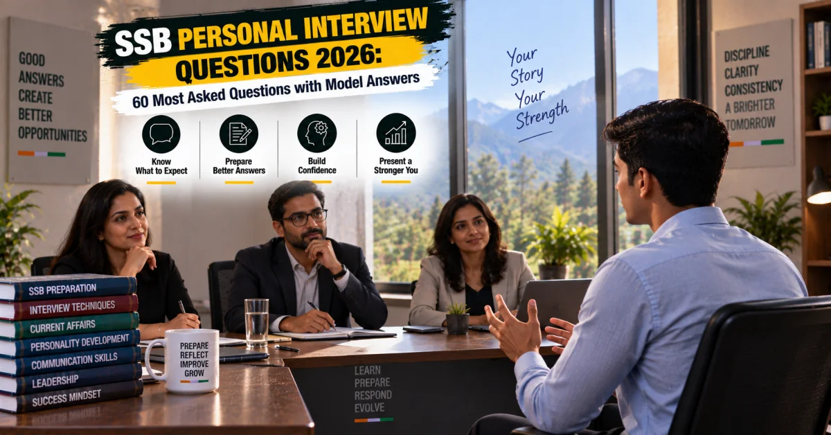 SSB Personal Interview Questions: 60 Most Asked Questions with Model Answers