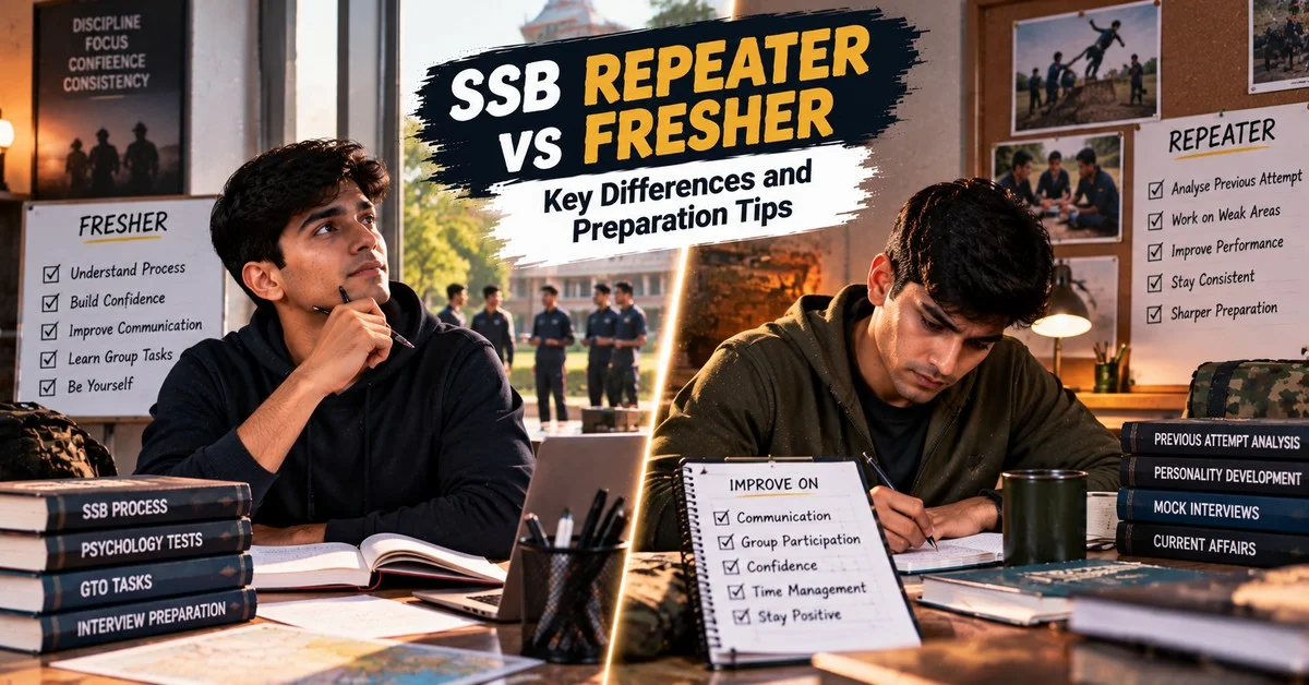 SSB Repeater vs Fresher: Key Differences and Preparation Tips