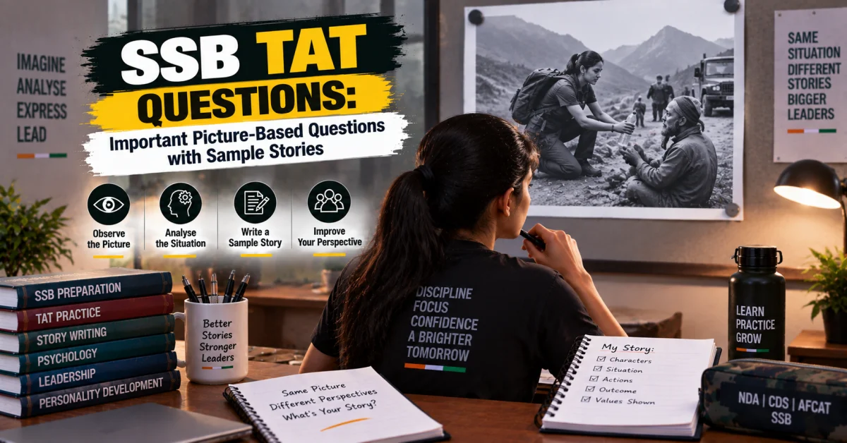 SSB TAT Questions: Important Picture Themes, Sample Stories and Writing Guide