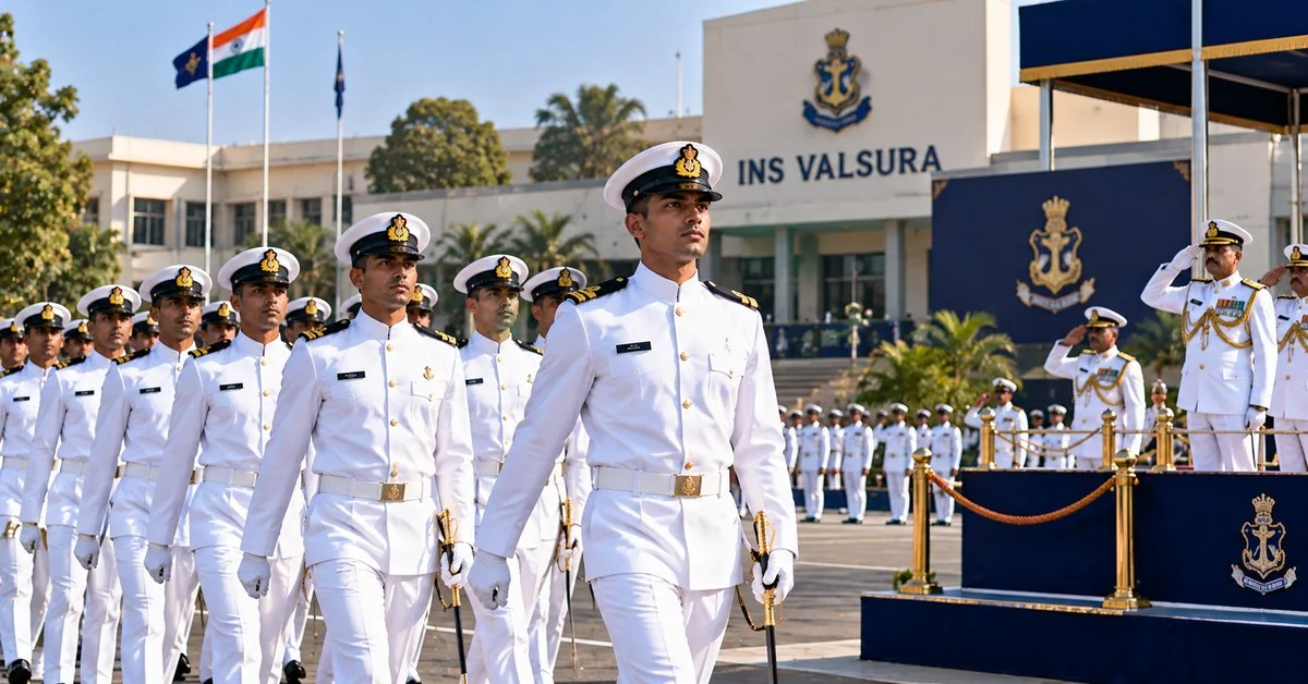 40 Naval Electrical Officers Graduate From INS Valsura After 95-Week Specialisation Training