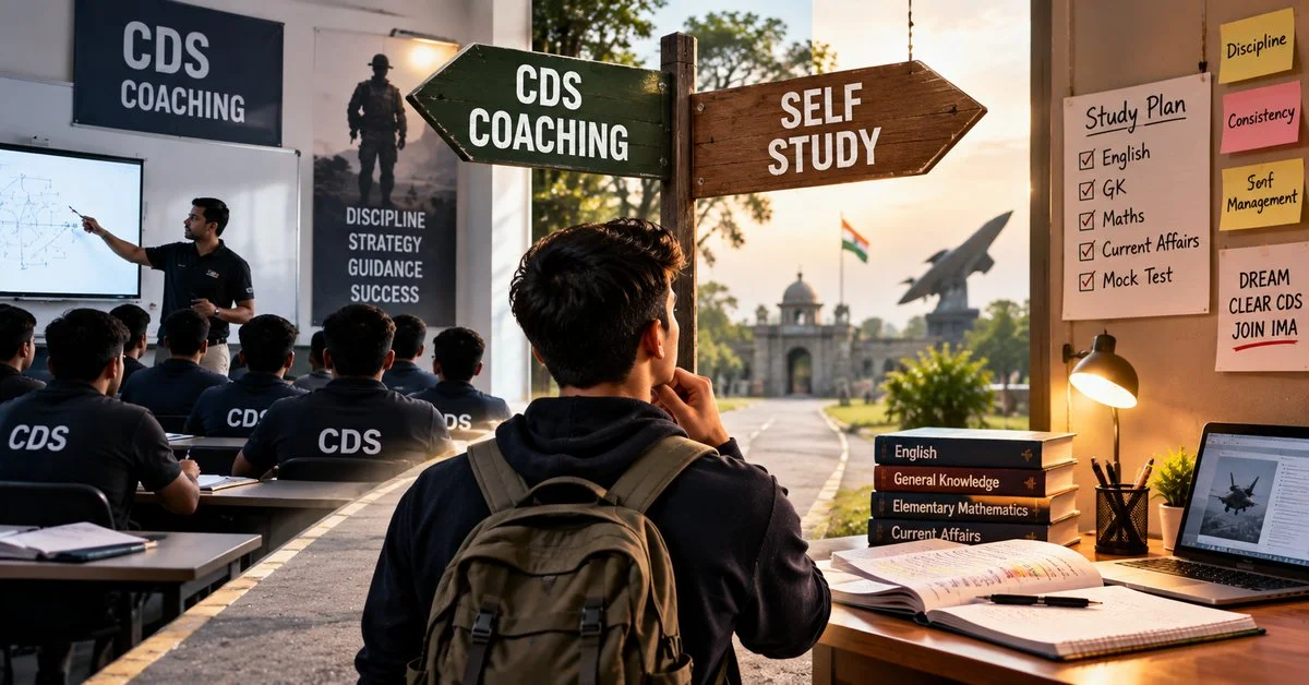 CDS Coaching vs Self Study: Which Is Better for Your Preparation