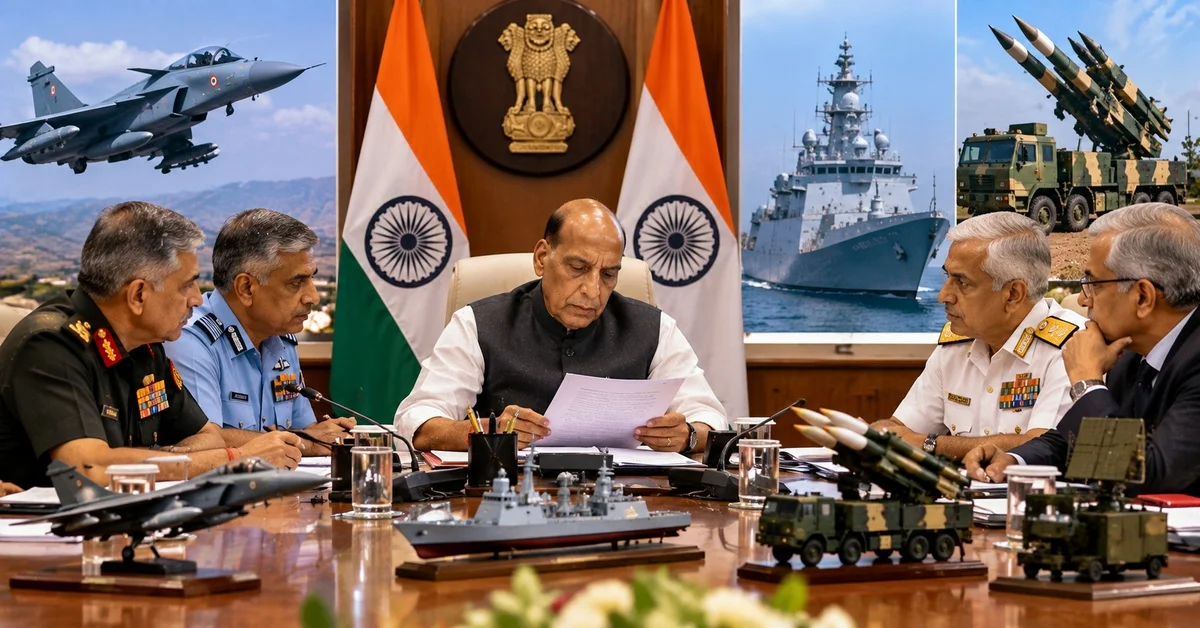 DAC Approves ₹2.12 Lakh Crore Defence Proposals, With 82% to Come From Indian Industry