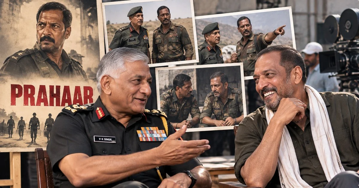 General VK Singh Remembers Nana Patekar, Recalls Their Days on the Sets of Prahaar