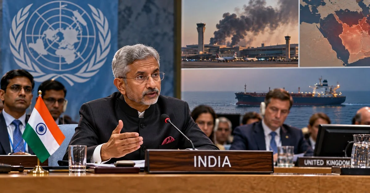 India Calls Middle East Escalation "Deeply Worrying" at UNSC, Condemns Attacks on Saudi Airports and Indian Seafarers