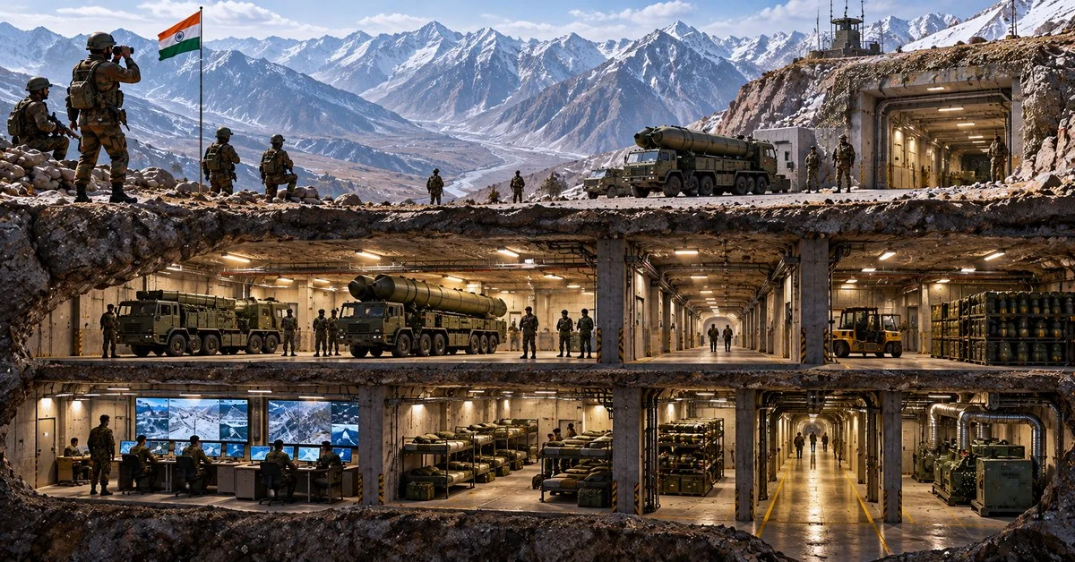Indian Army Underground Facilities: 19 Projects to Protect Troops and Weapons Along China and Pakistan Borders