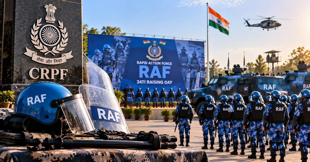 RAF 34th Raising Day: Leaders Salute CRPF's Riot-Control Force