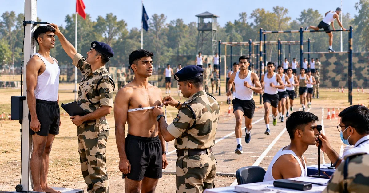 SSC GD Physical Standards: Height, Chest, Running and Medical Requirements