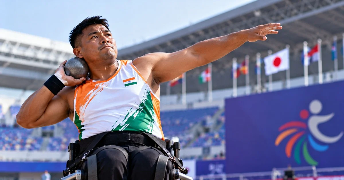 Subedar Hokato Sema Wins Bronze in Shot Put at Asian Para Games 2026 in Japan